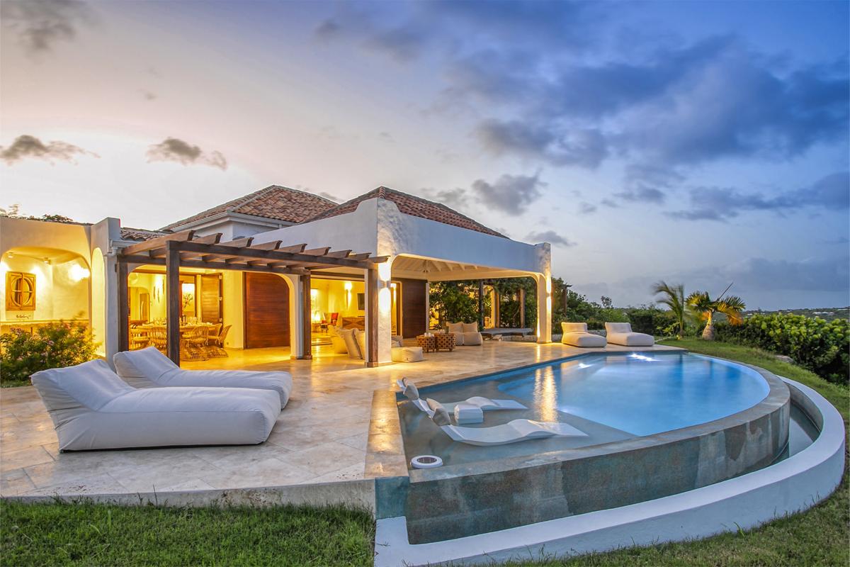 A louer villa 3 chambres Simpson Bay Saint Martin_ Piscine - 2